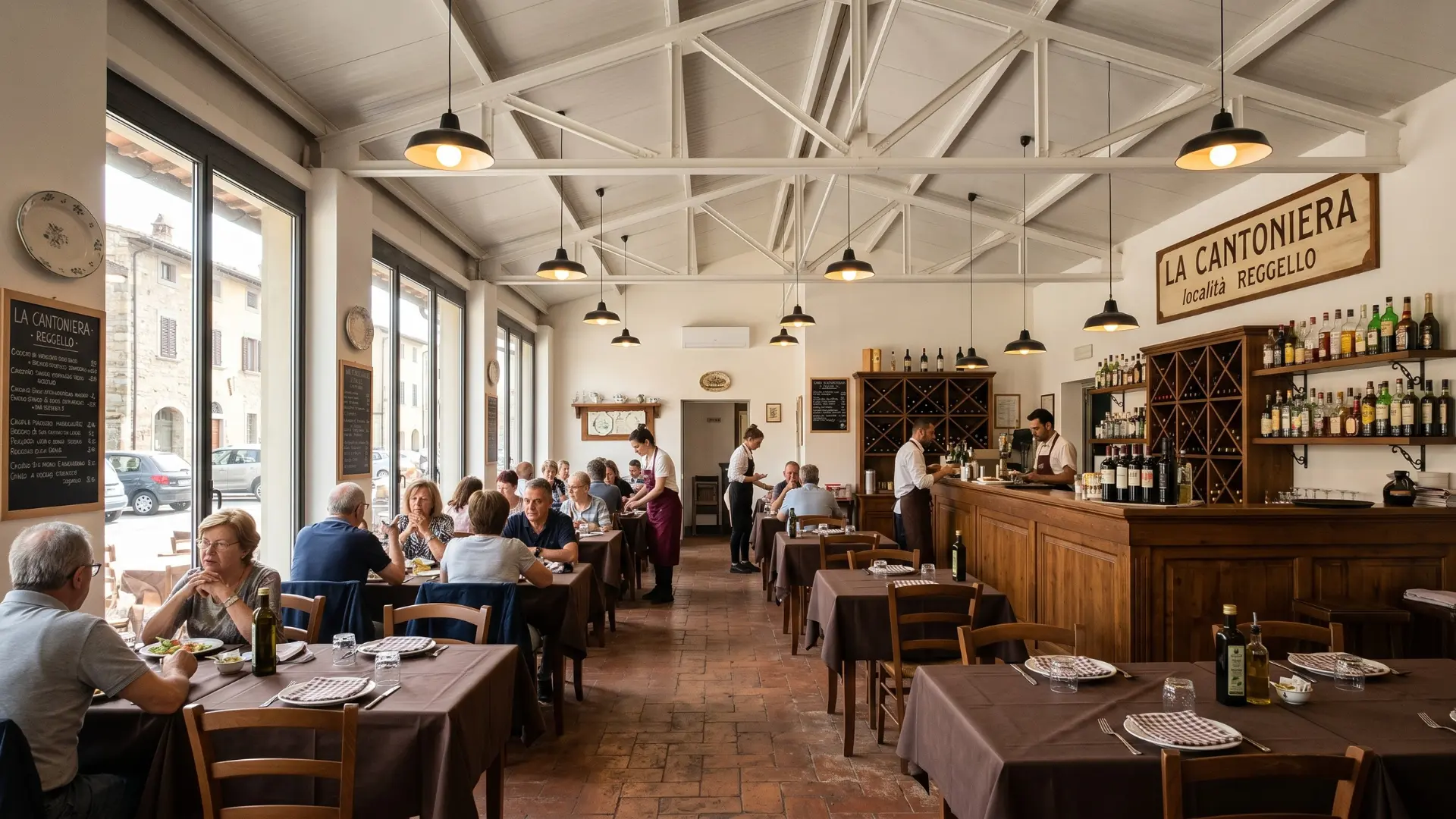 Interni ristorante La Cantoniera